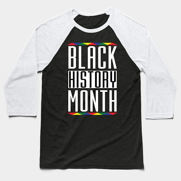 Black History Month Black Lives Matter African Roots Baseball T-Shirt by teesmile